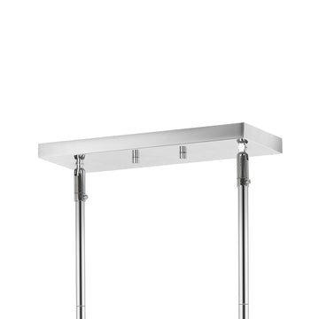 Atlas Modern Vintage Iron Arm-Adjustable LED Chandelier - JONATHAN Y